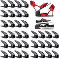Shoe Slots Organizer 36 Pack Adjustable Double Layer Shoe Rack - Space