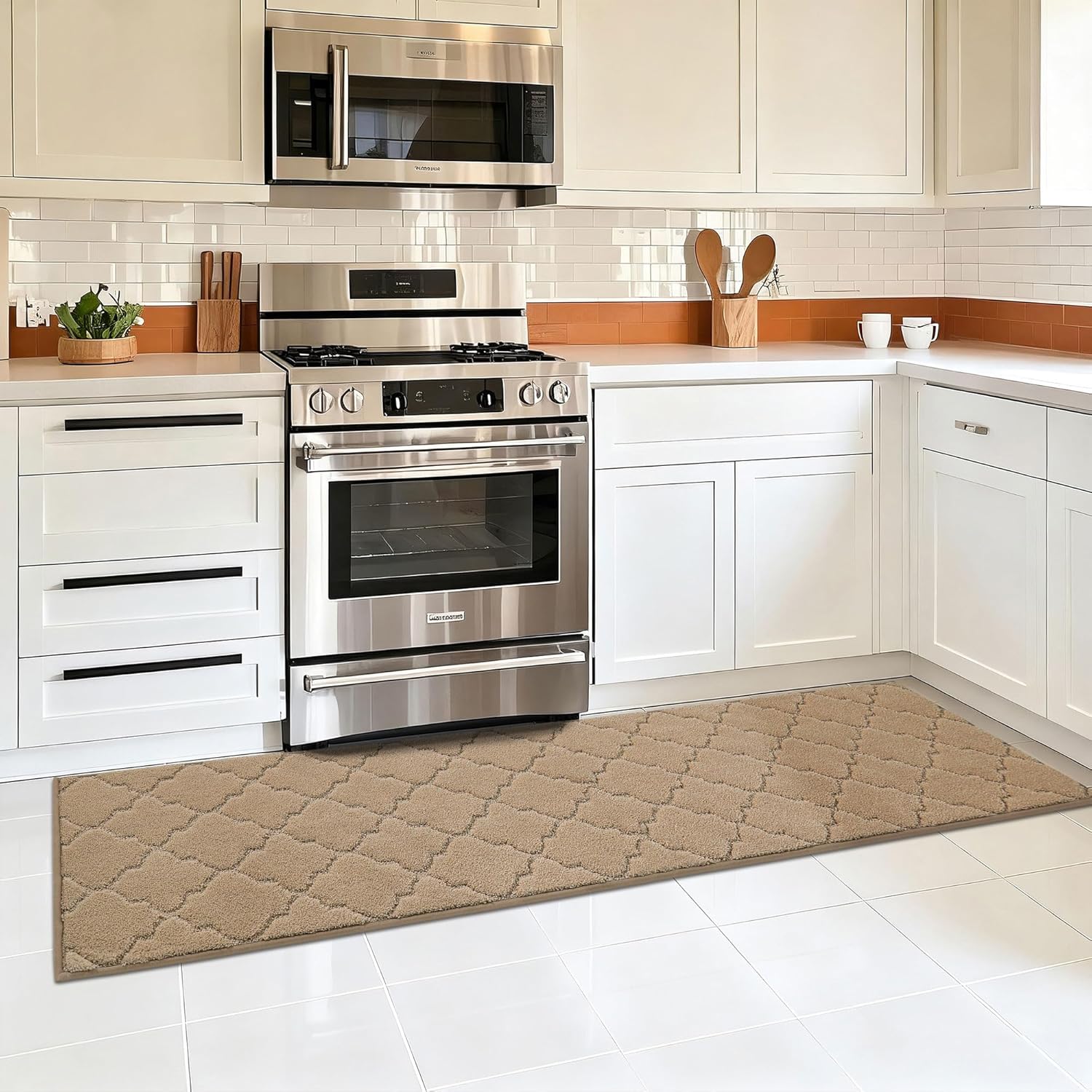 COSY HOMEER Soft Kitchen Floor Mats for Sink Super Absorbent