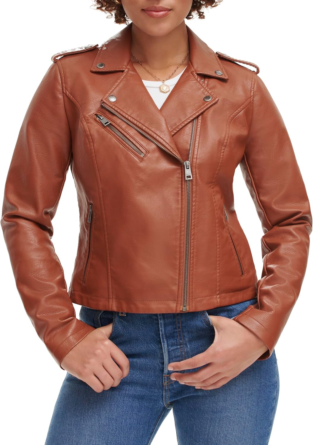 Levi's womens The Classic Faux Leather Moto Jacket Review