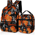 Basketball Backpack with Lunch Box Set - Lightweight Travel Pack