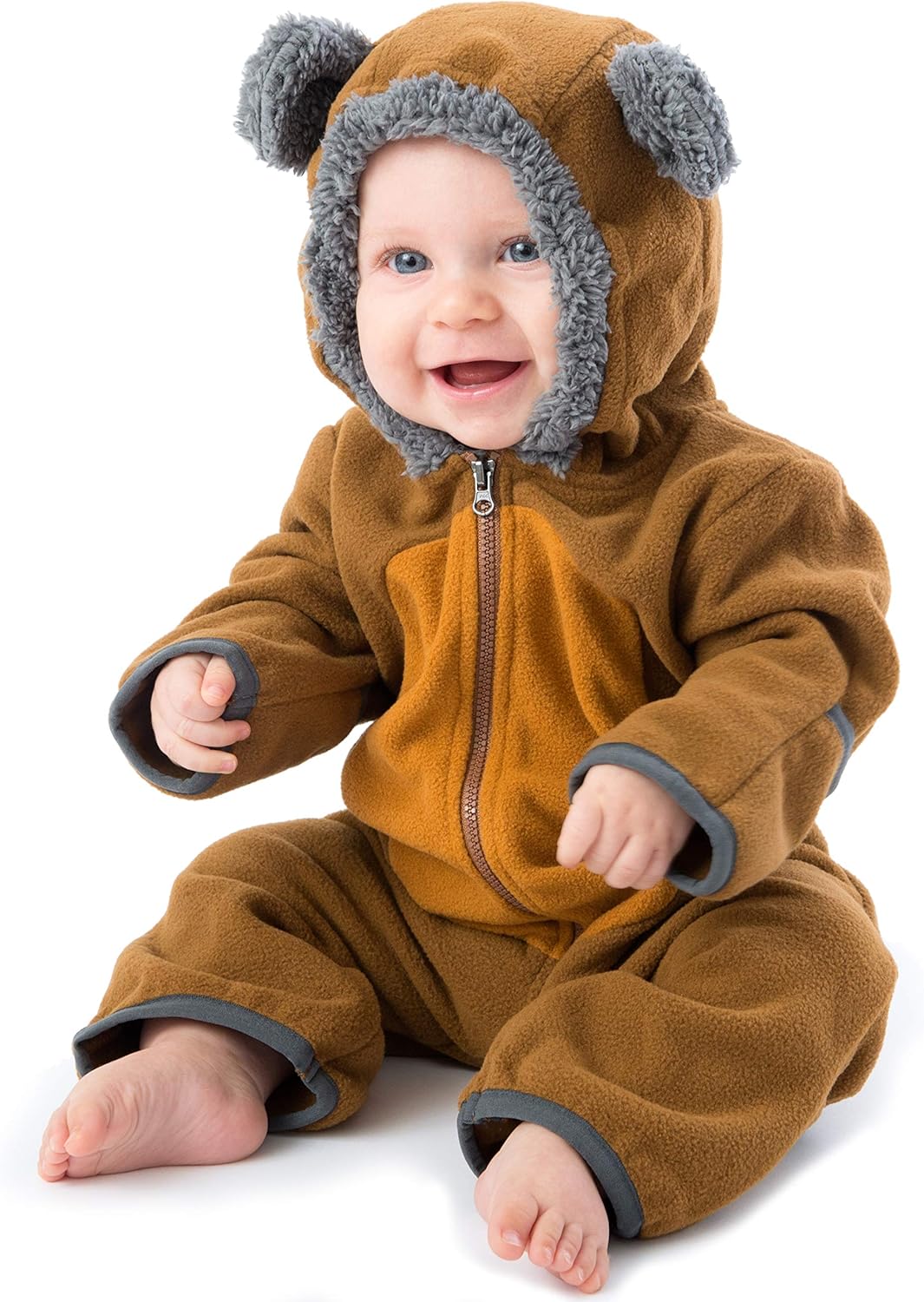 Cuddle Club Fleece Baby Bunting Bodysuit for Warmth & Comfort