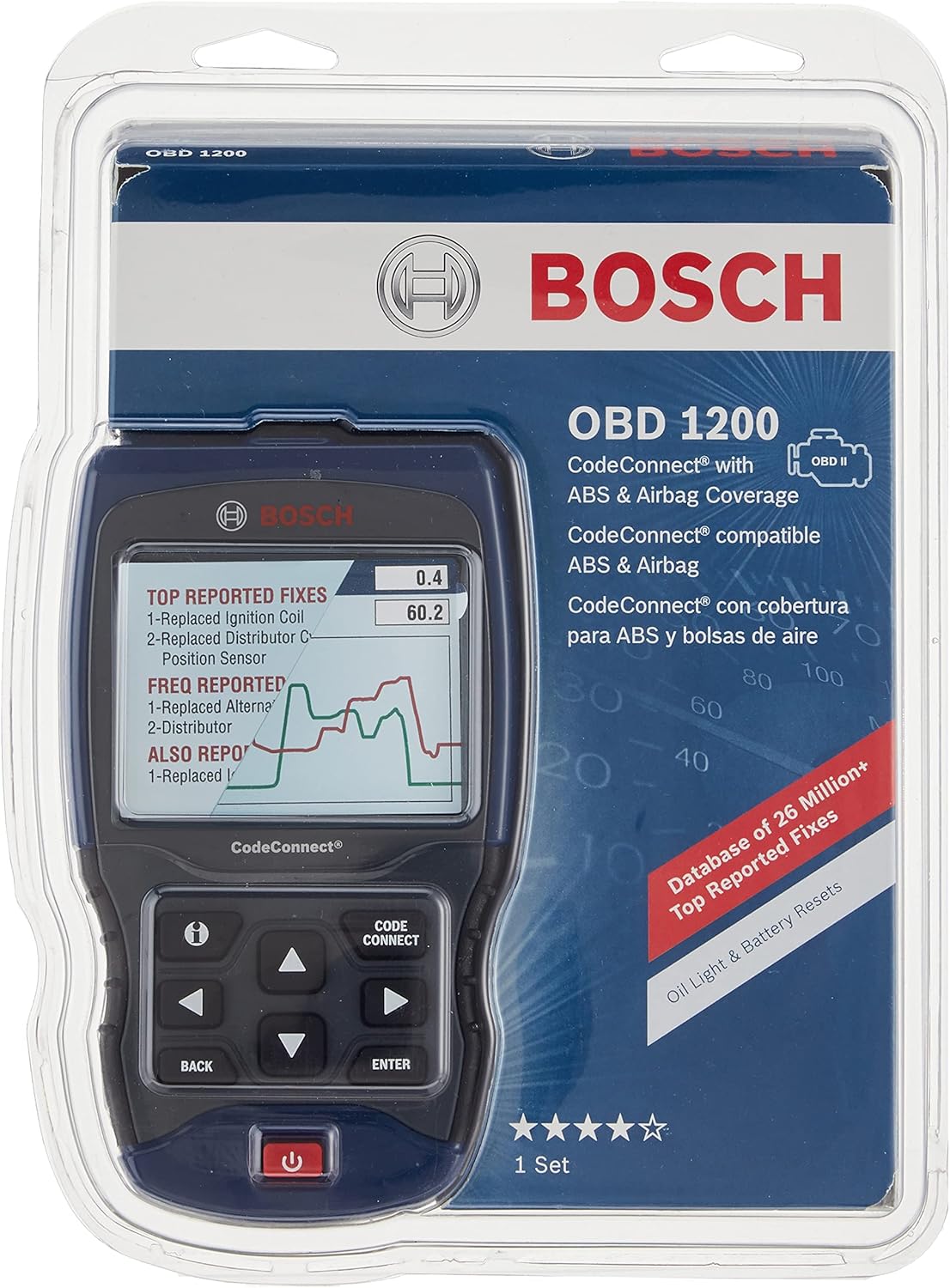 Bosch OBD 1200 Scan Tool for Comprehensive Vehicle Diagnostics