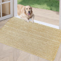 Indoor Doormat 32x48 in Brown - Low-Profile Absorbent Entry Rug