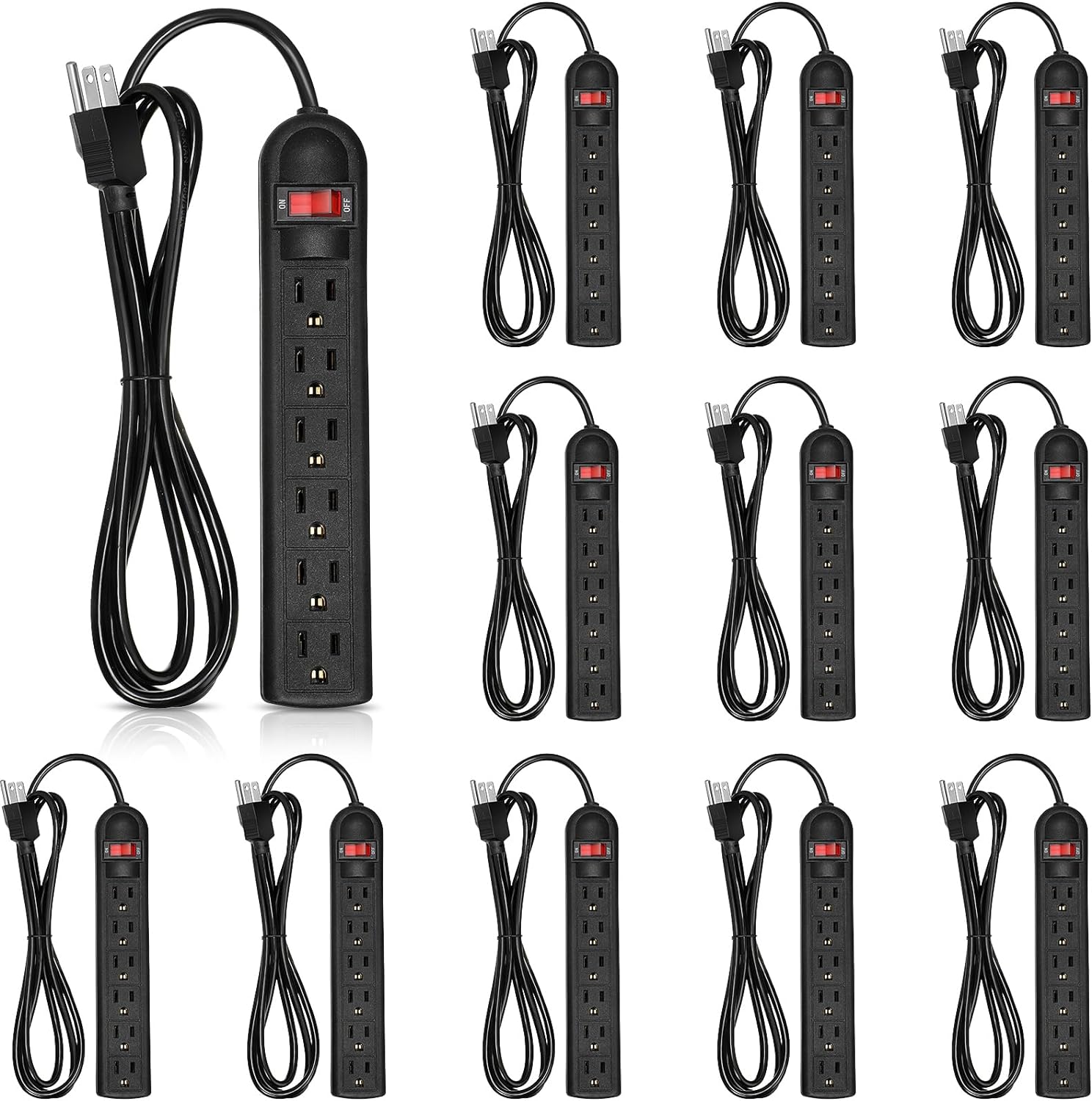 Stay Protected: 12 Pack Surge Protector Power Strip