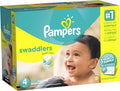 Pampers Swadlers Size 4 - Soft, Dry Fit for Active Babies