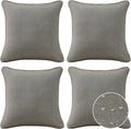 Sunbrella Decorative Outdoor Water Repellent Throw Pillows, Set of 4