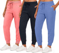 Women's Ultra-Soft Fleece Joggers 3 Pack - Warm, Comfortable Fit Real