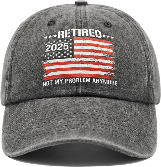 2025 Retirement Hat - Stylish Gift for Retirees 