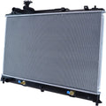 TRQ Radiator Assembly Aluminum Core 1 Row Down Flow - Direct Fit
