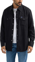 Wrangler Iconic Denim Regular Fit Snap Shirt - Classic