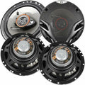 Alphasonik AS265P 6.5 in 3-Way Car Speakers - Powerful, Clear Sound