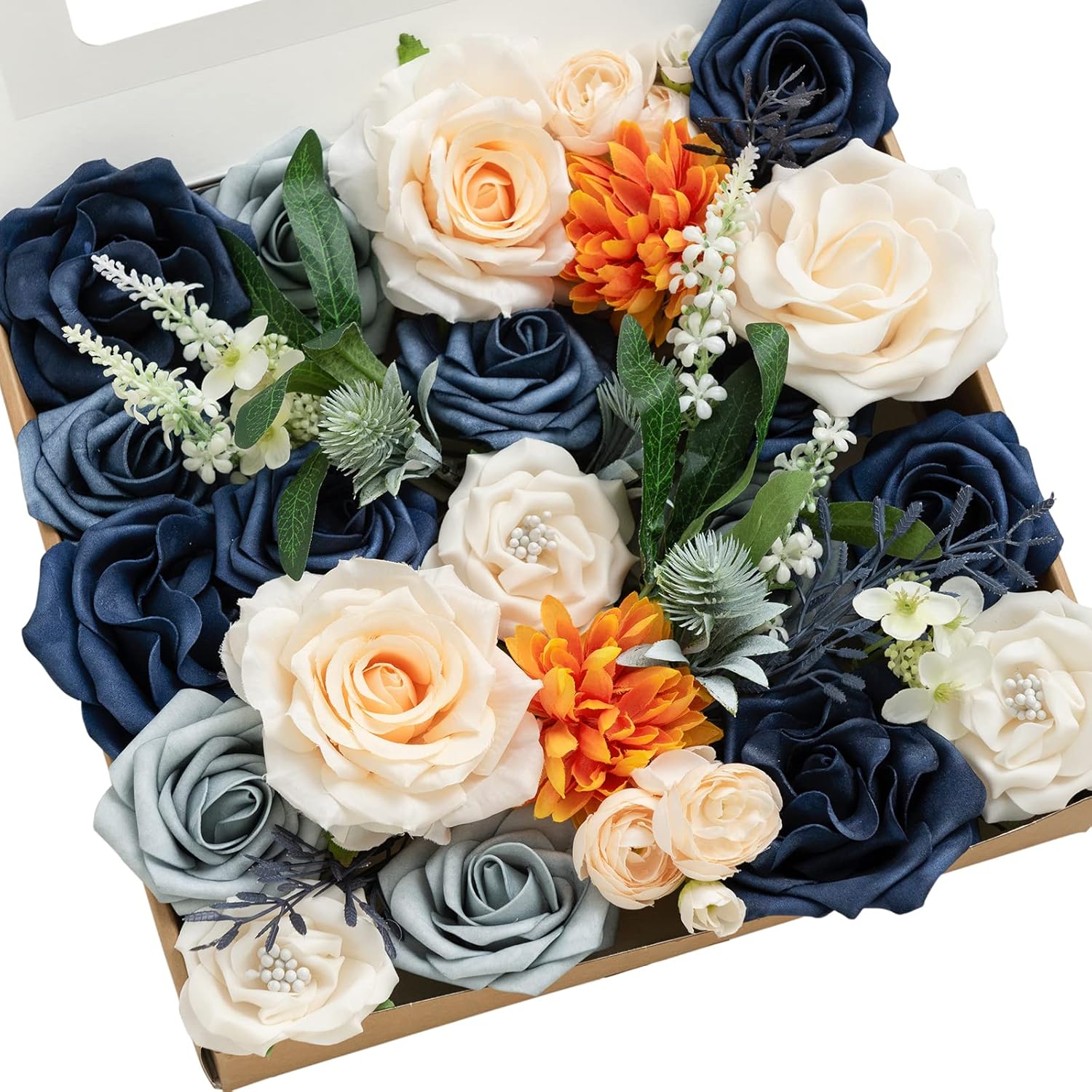 Ling's Moment Fake Flowers Box for Stunning Centerpieces