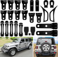 26PCS Exterior Trim Kit for Jeep Wrangler JL JLU 2018-2023 - Sleek