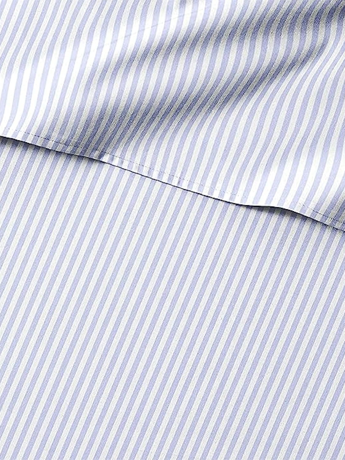 Kids Twin Size Blue Striped Sheets Set - Nautical Bedding