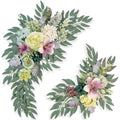 Kelly Green Wedding Arch Floral Swag Pack of 2 - Reusable Arch Decor