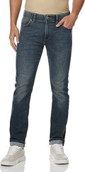 Lee Men's Extreme Motion Slim Straight Jean in Black - Slim Fit