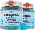 L-MethylFolate 15mg & Methyl B12 Gummies - High Absorption 5-MTHF