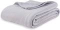 Microfleece King Size Bed Blanket Chateau Gray - Lightweight Comfort