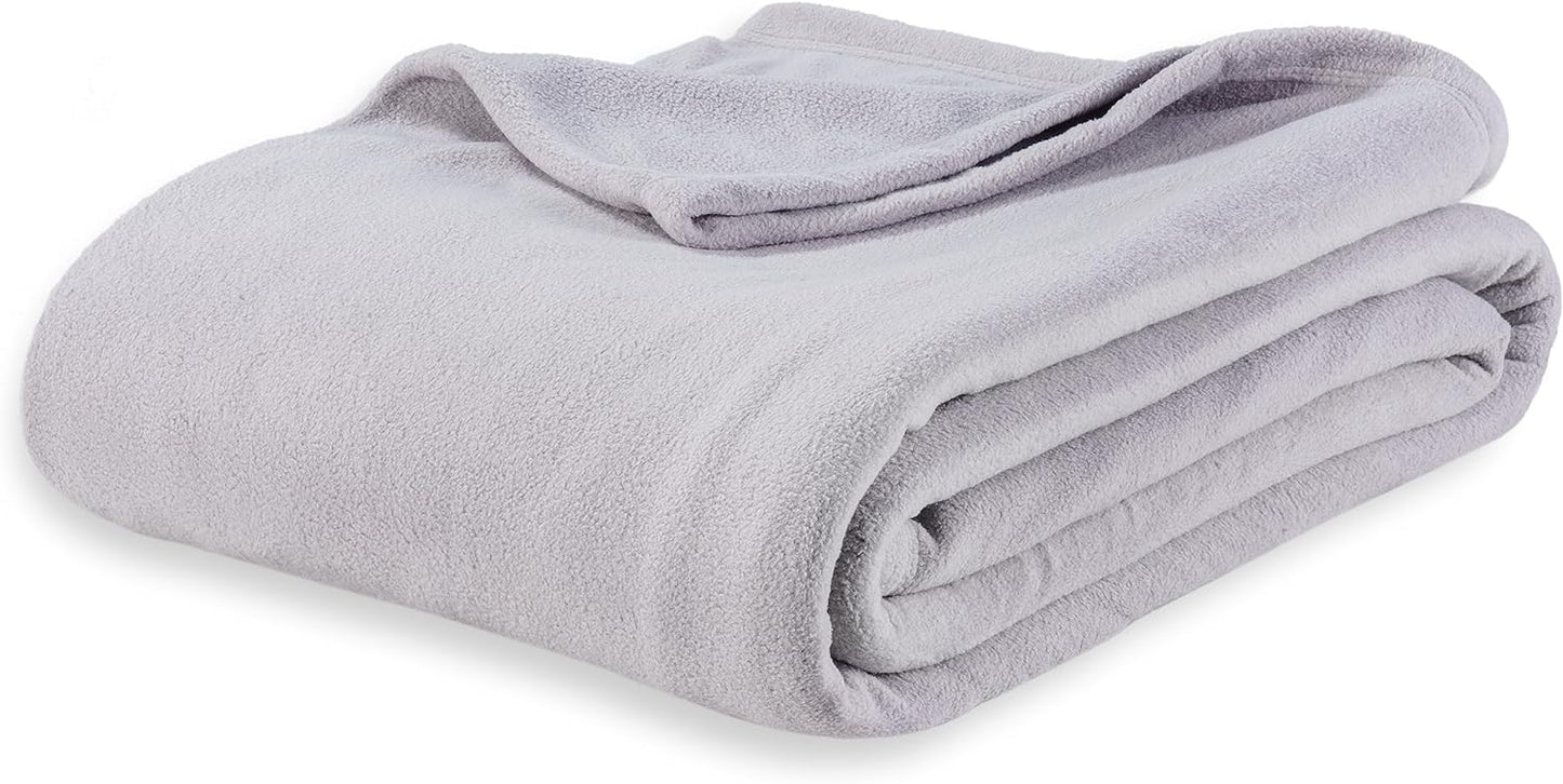 Berkshire Blanket Microfleece King Size Bed Blanket for Comfort