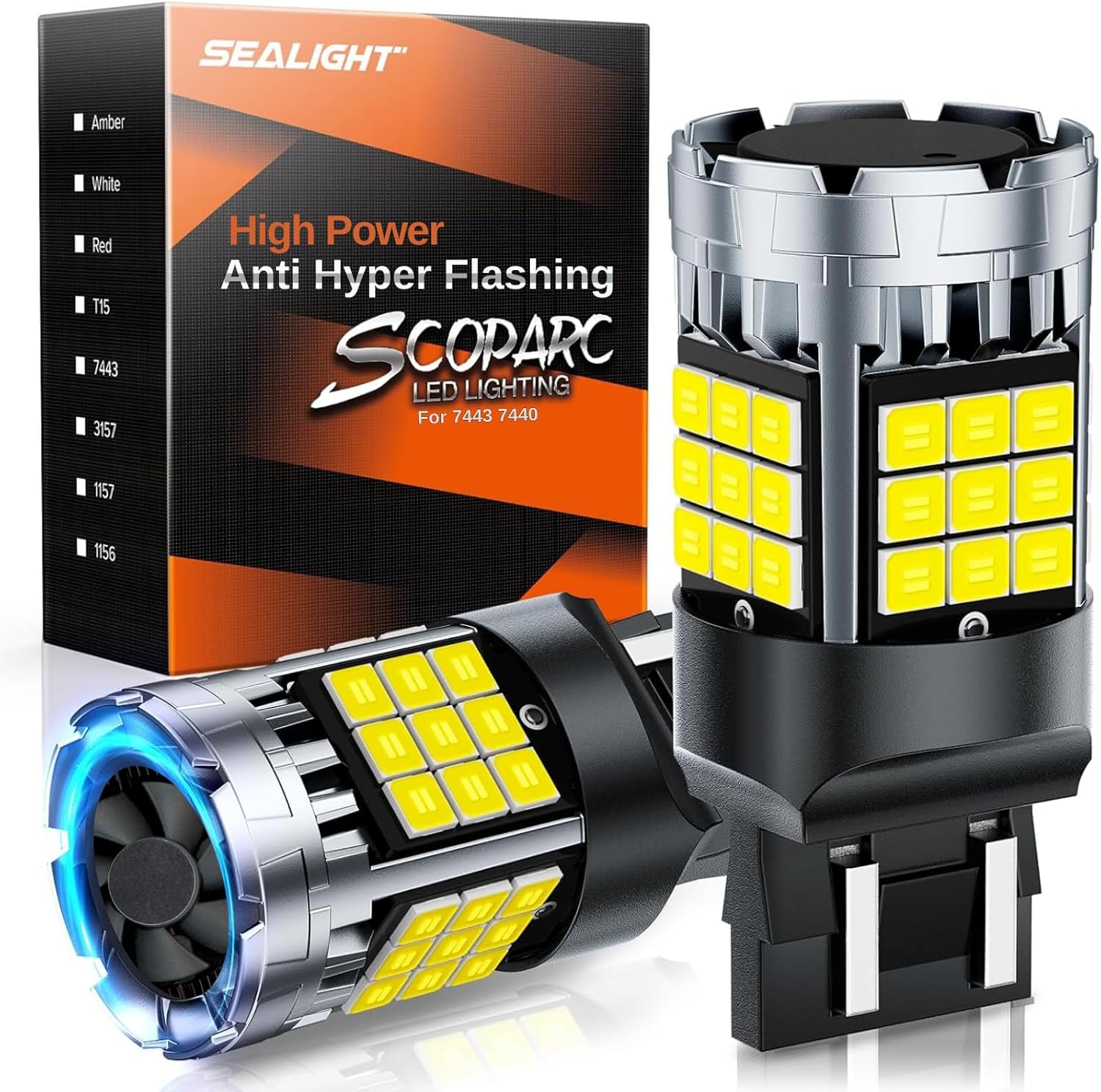 SEALIGHT 7443 LED Bulbs: 600% Brighter Reverse Light Upgrade