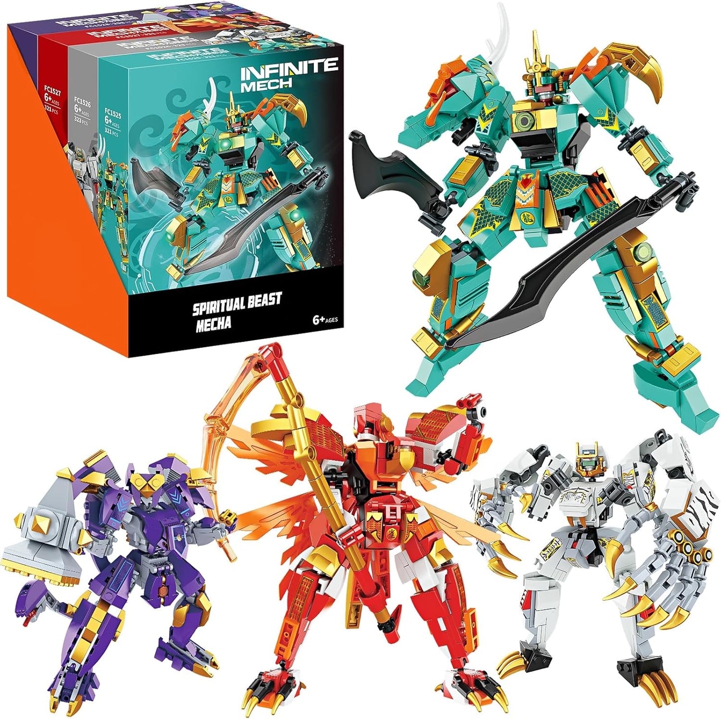 WishaLife Ninja Mech Dragon Robot: Ultimate Building Fun!