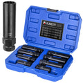 Spline Lug Nut Socket Set - 8 Piece Locking Removal Kit