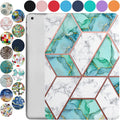 iPad mini 8.3 in 6th Gen Marble Green Trifold Slim Stand Case