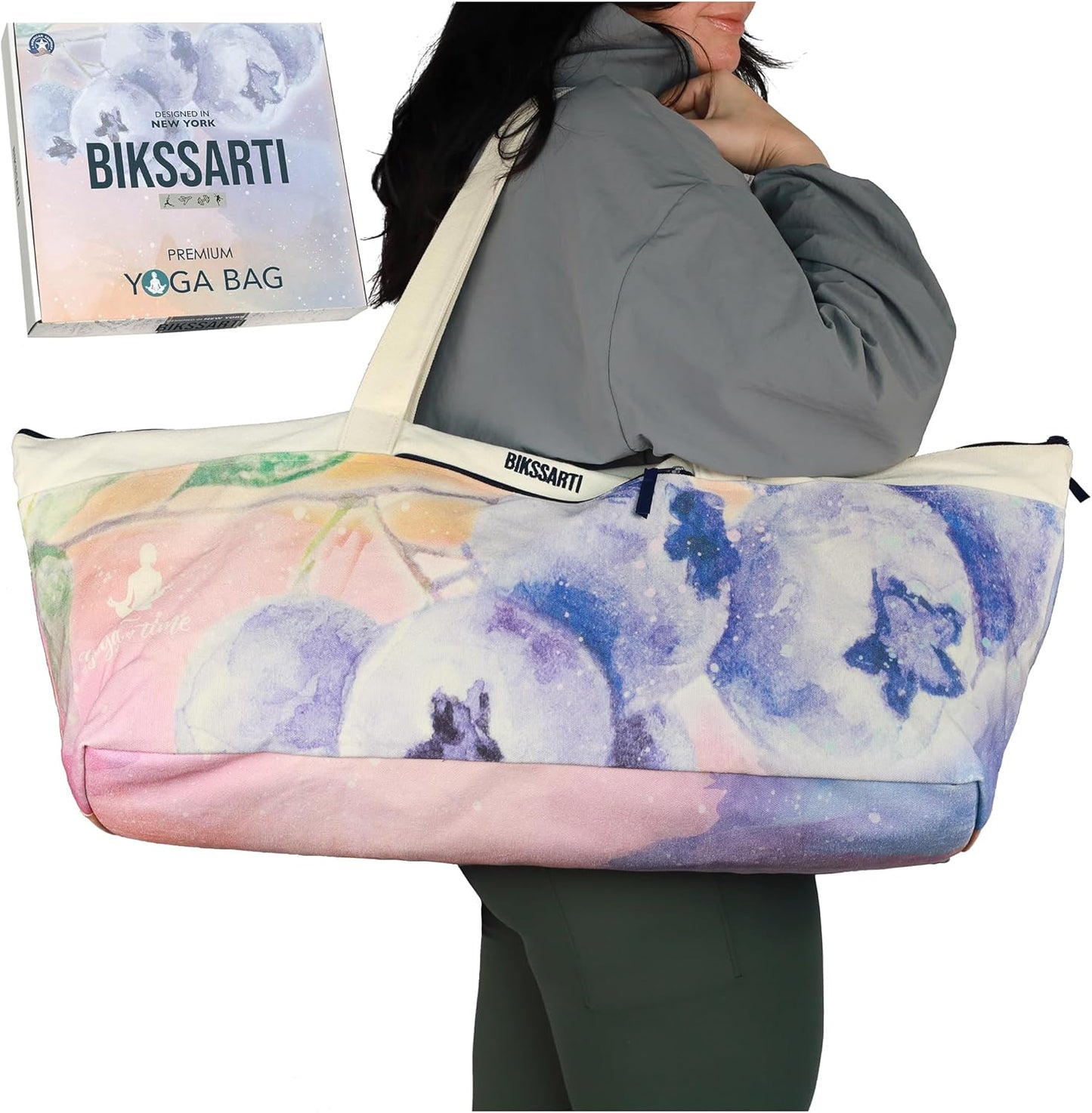 BIKSSARTI Yoga Mat Bag - Stylish & Functional