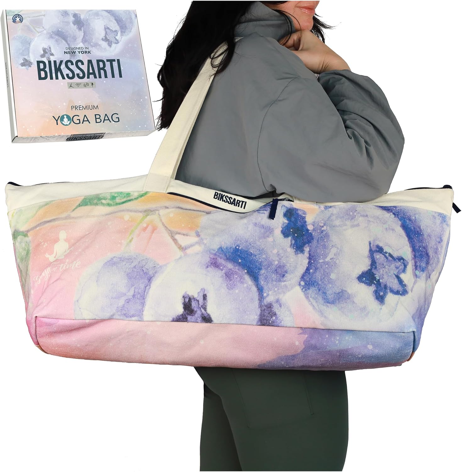 BIKSSARTI Yoga Mat Bag - Stylish & Functional