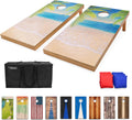 GoSports 4 x 2 ft Regulation Size Wood Cornhole Boards for Fun
