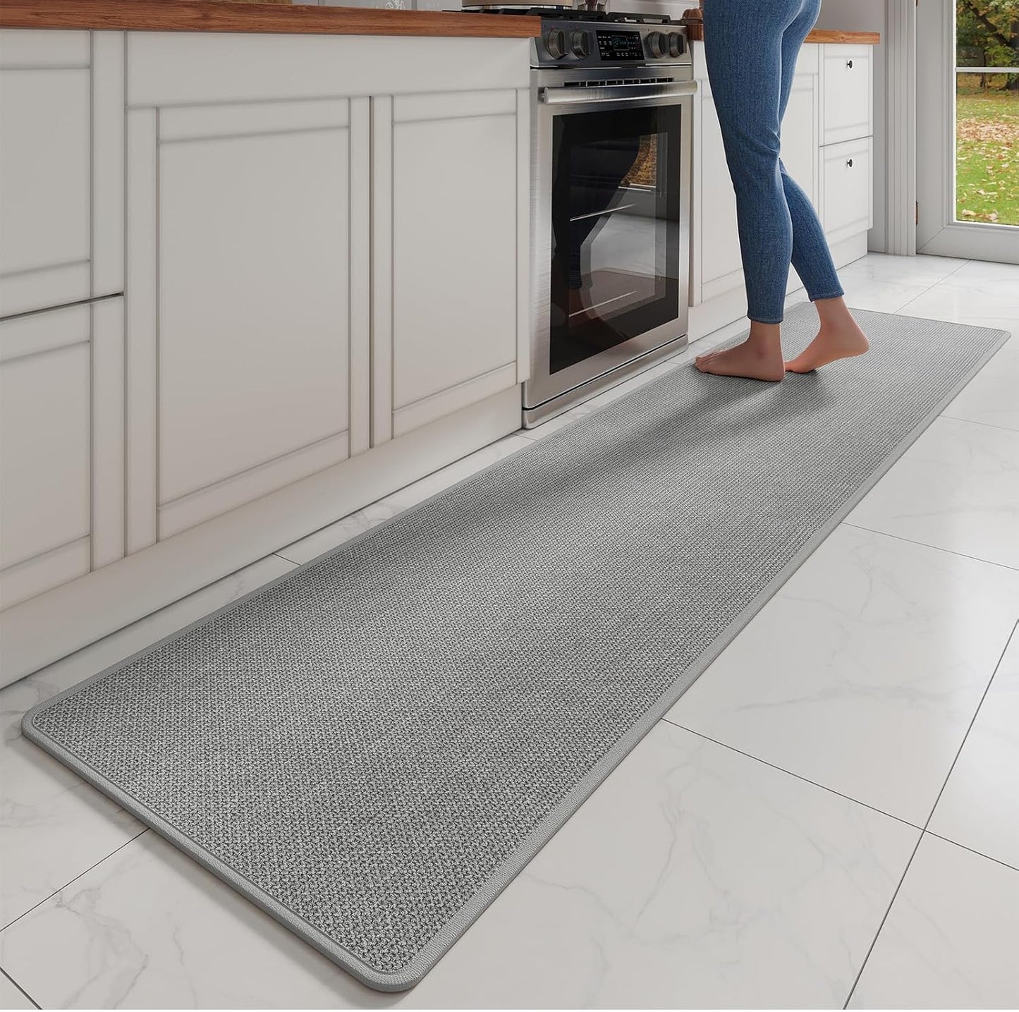 Super Absorbent Kitchen Mats for Floor, Non Slip & Washable