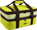 MIER Insulated Double Casserole Carrier Bag for 9 x 13 Dishes