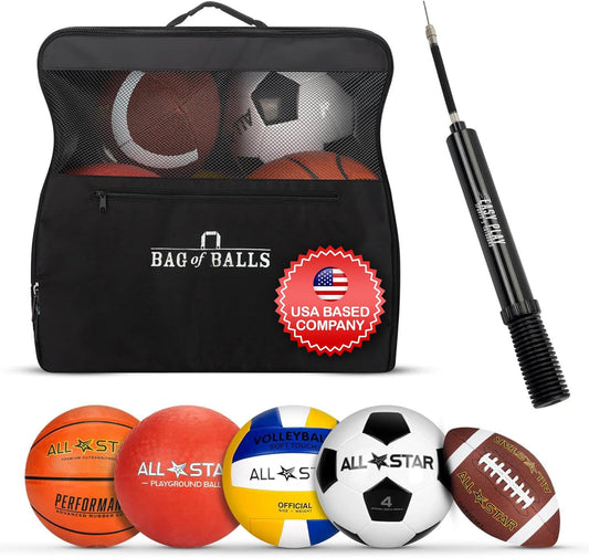 All-in-One Sports Balls Set for Boys - Easy Outdoor Fun!
