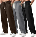 Big and Tall Men's Sweatpants 3-Pack - Comfortable Athletic Fit Alley