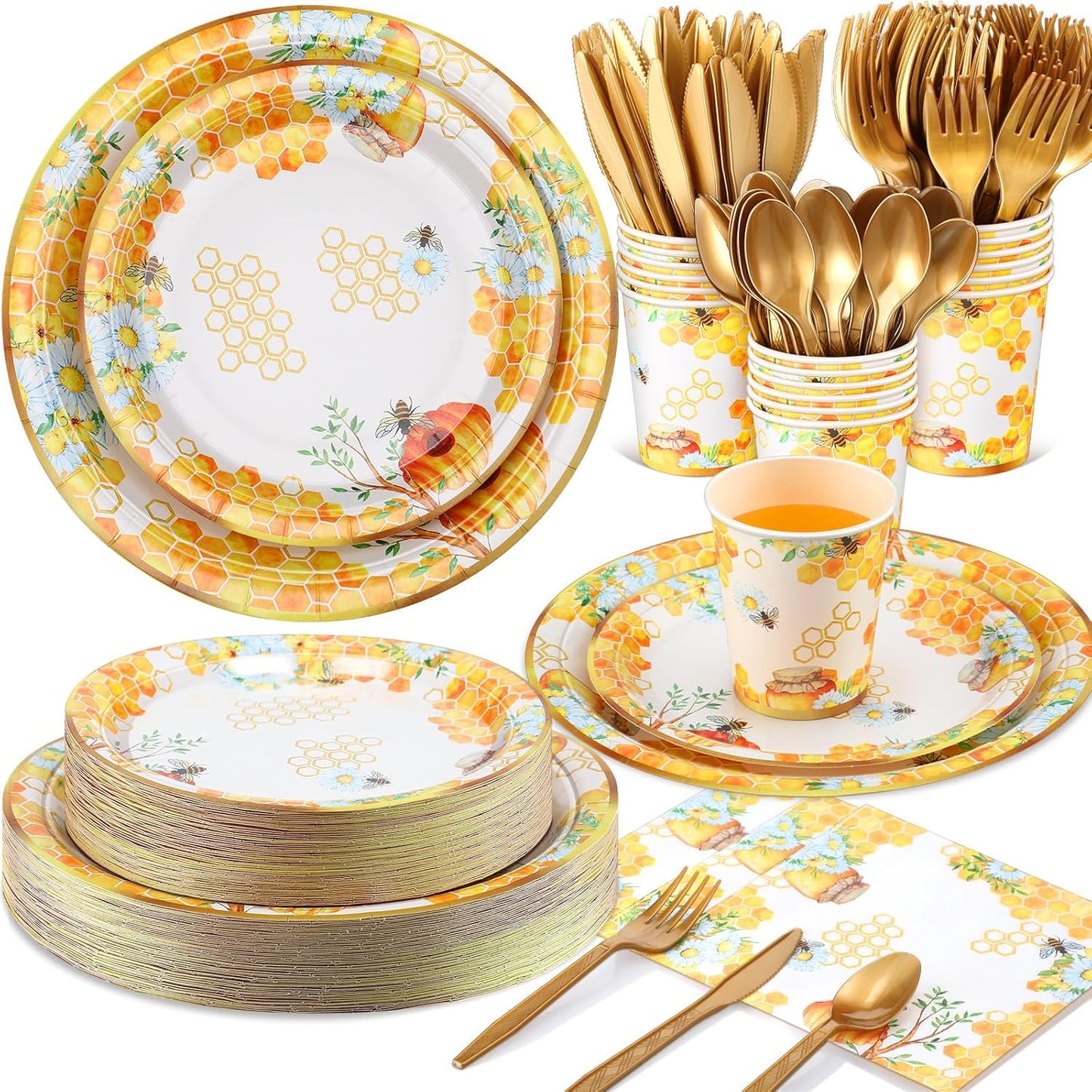 350 Pcs Tea Party Supplies Set for Elegant Celebrations