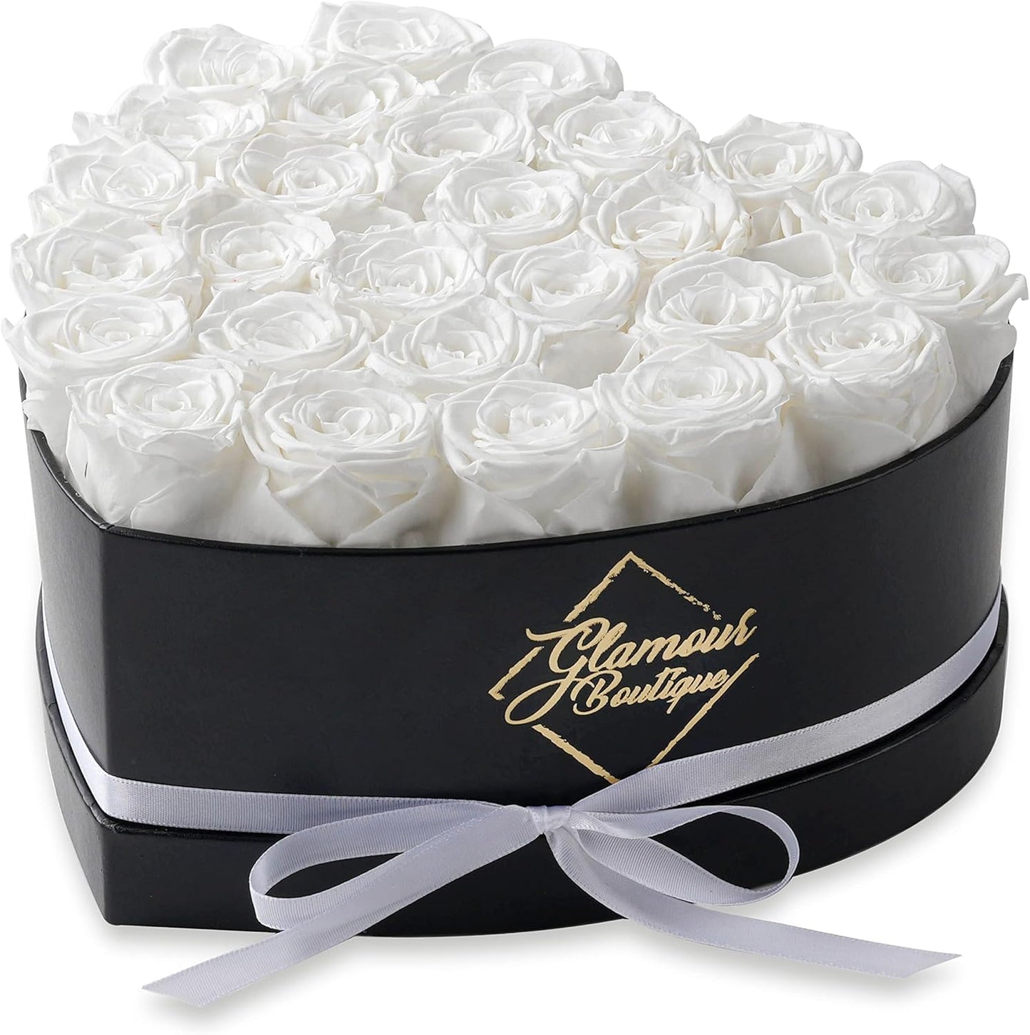 27 Flower Heart Shape Box - Preserved Roses Gift for Her