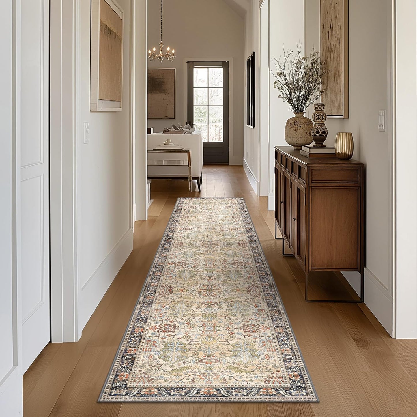 Bavni Bedroom Rug Runners for Hallways, Washable 2x10 Rug
