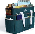 JJRING Craft Organizer Tote Bag - Large Art Storage Caddy for Supplies