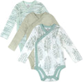 HonestBaby unisex-baby 3-pack Long Sleeve Side-snap (Style VSHM)