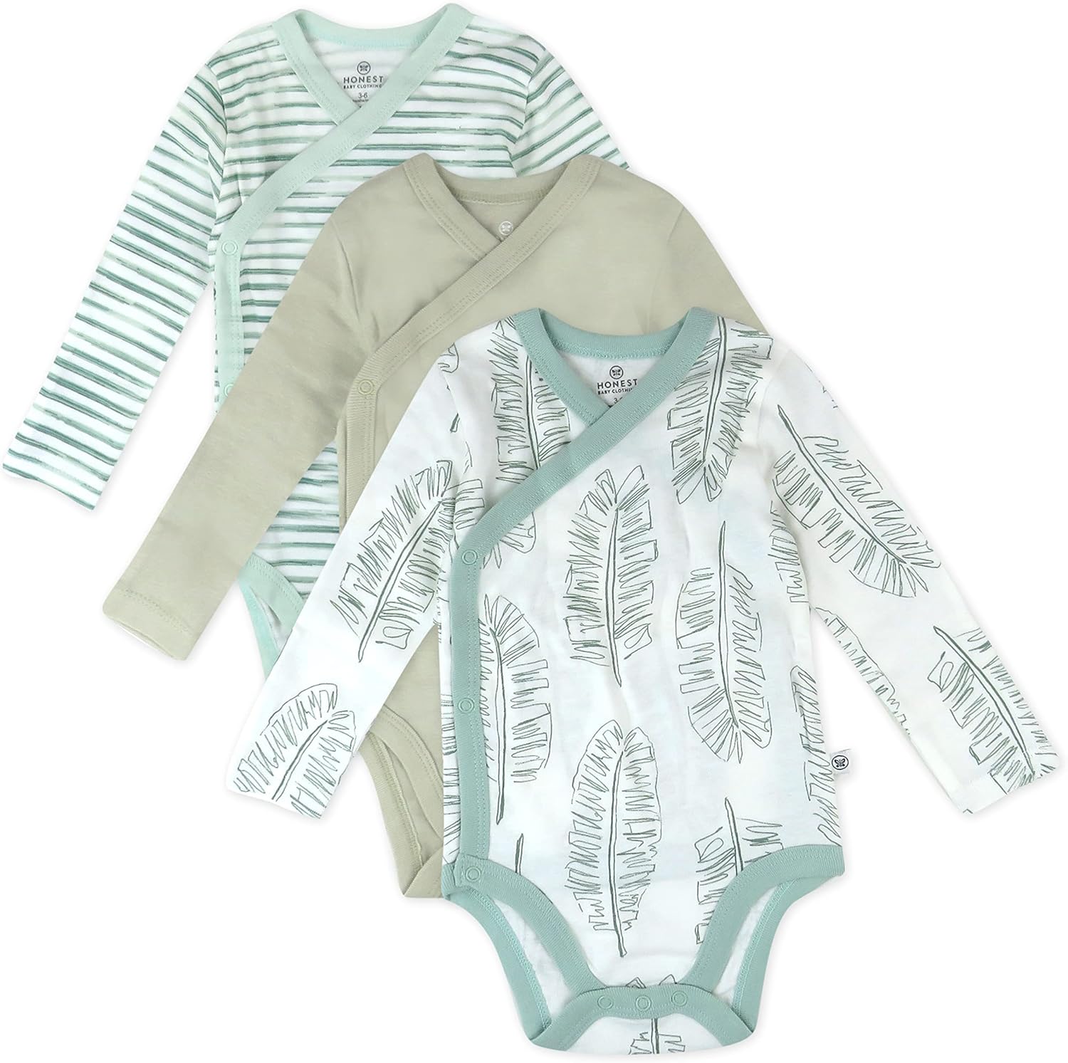 HonestBaby 3-Pack Long Sleeve Side-Snap Kimono Bodysuits Review