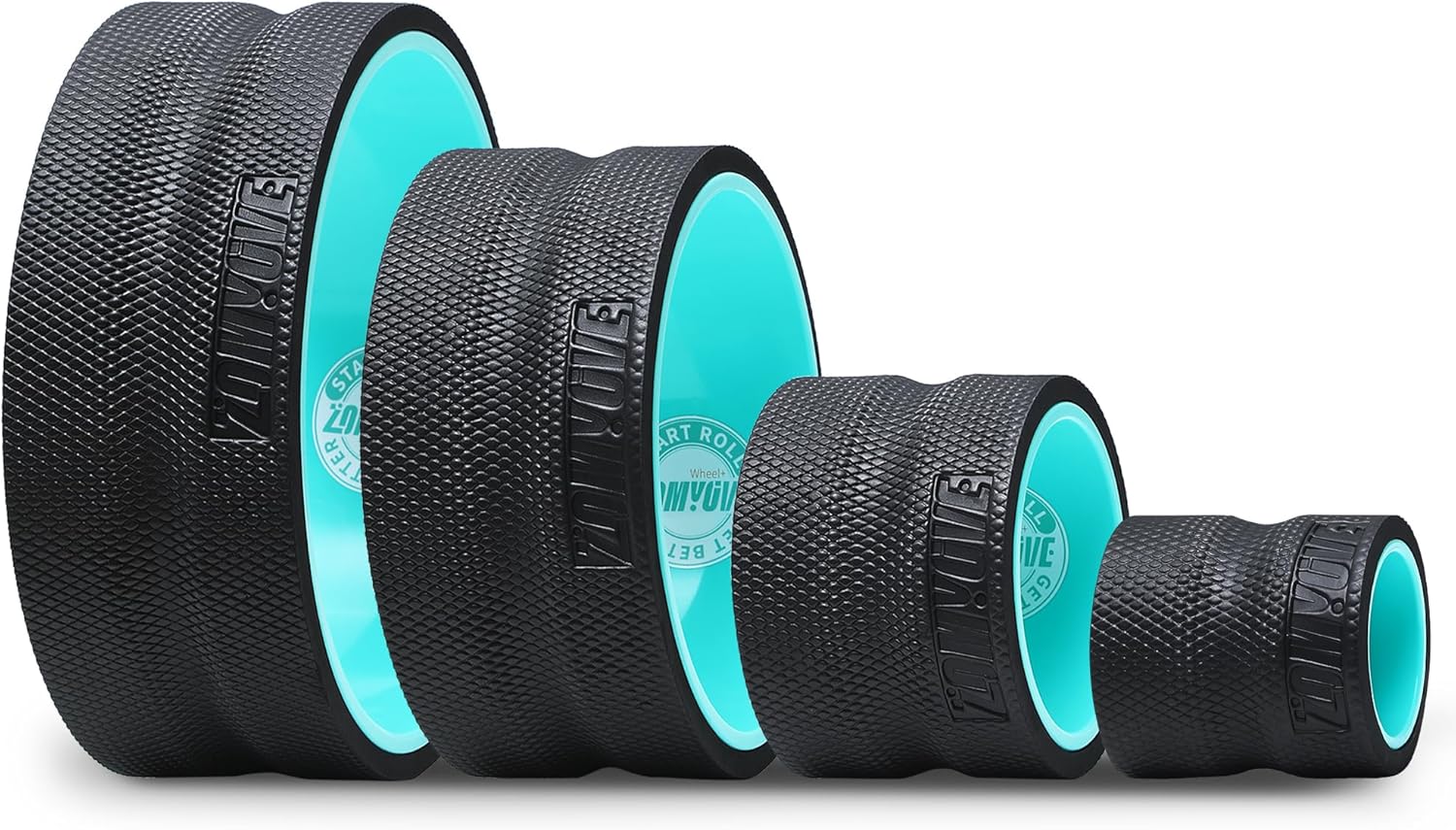 4 Pack Back Roller for Pain Relief & Deep Tissue Massage