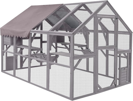 Aivituvin Catio Outdoor Cat Enclosure for Happy Cats