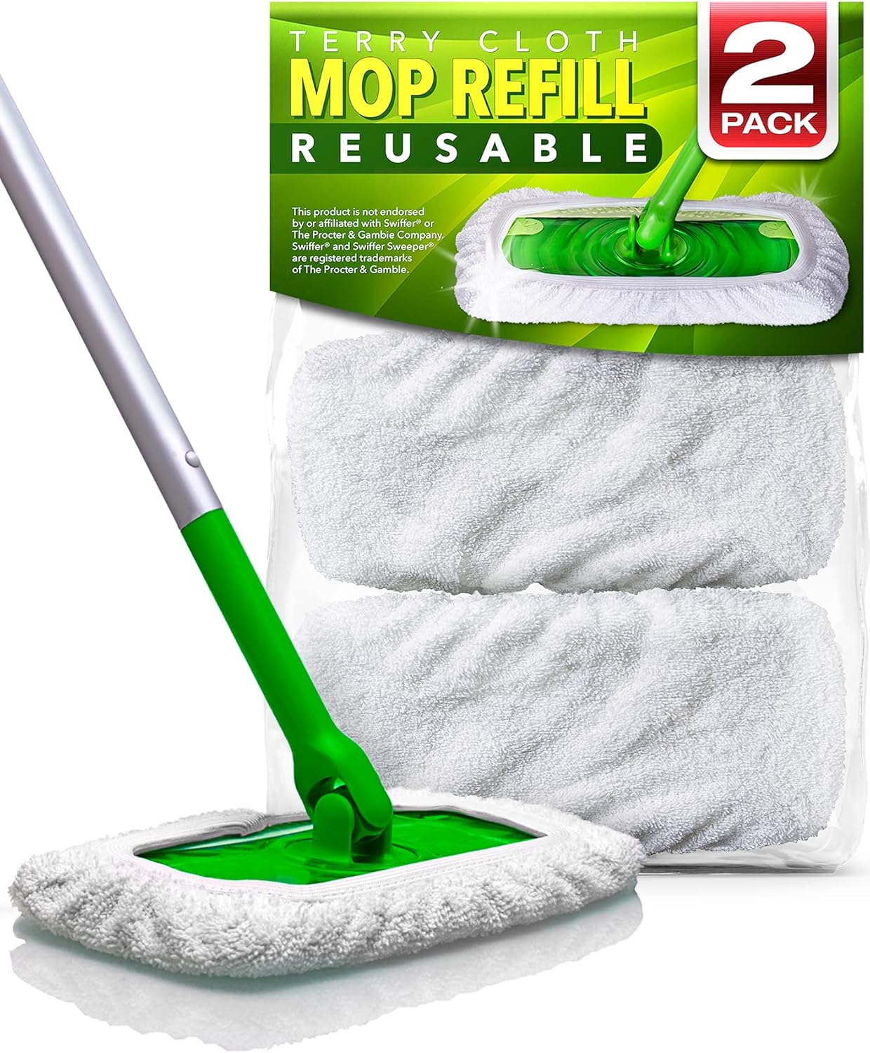 Reusable Cotton Mop Pads for Swiffer - Eco-Friendly Cleaning