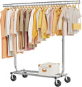 Tajsoon Clothes Rack Heavy Duty Clothing Rack Load 350 LBS - Rolling