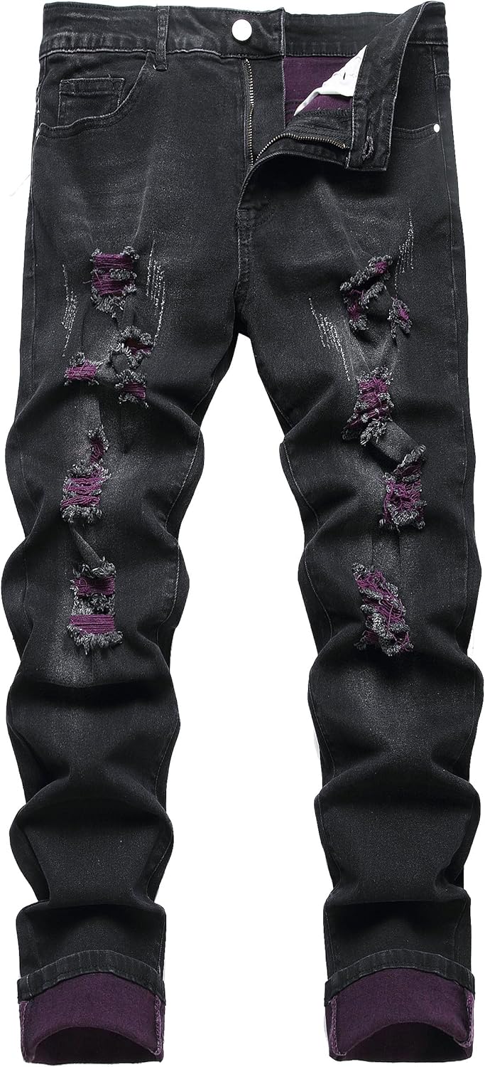 DANT BULUN Men's Ripped Distressed Slim Fit Denim Jeans Review