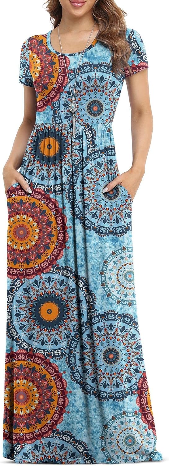 VIISHOW Women's Casual Maxi Dresses with Pockets for Every Occasion