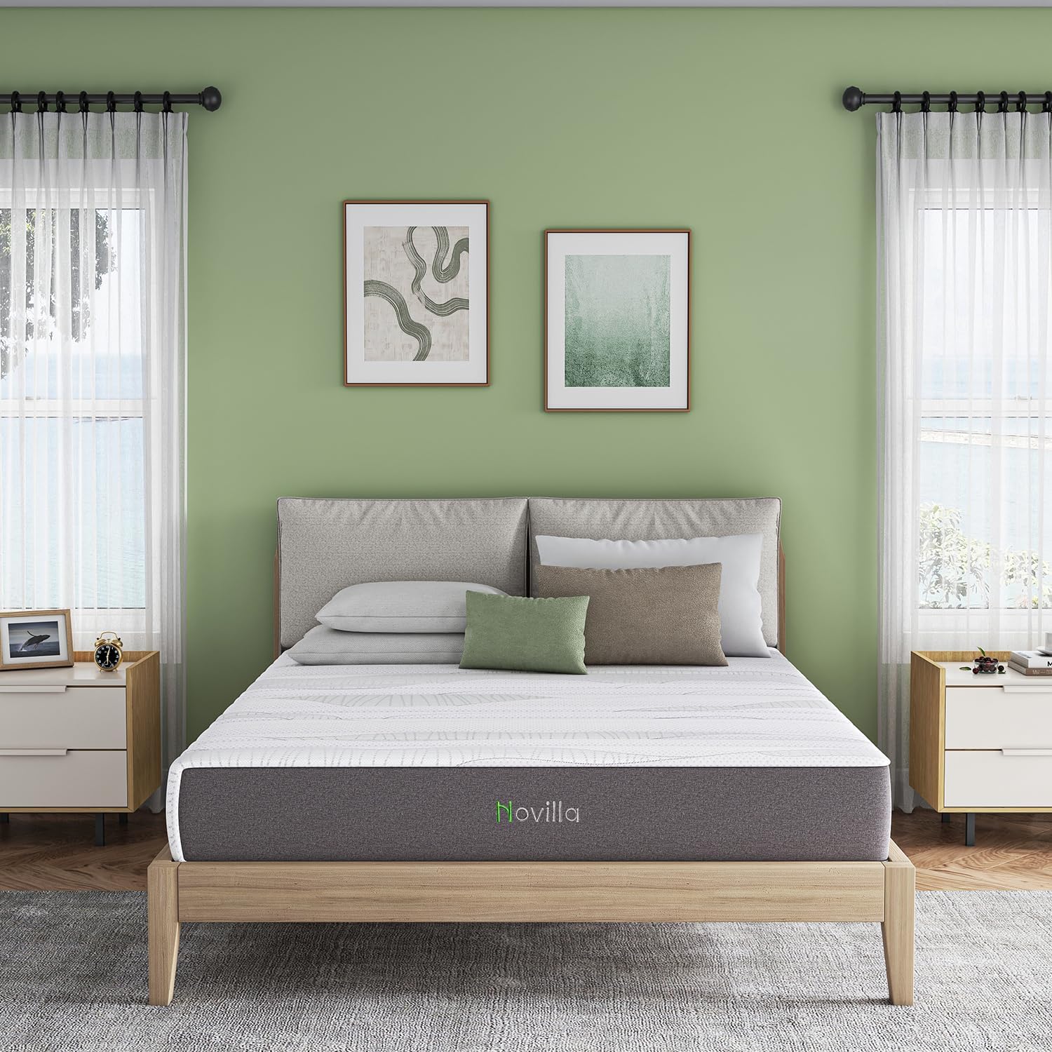 Novilla 12 Inch King Size Mattress for Ultimate Comfort
