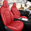 Custom Fit Waterproof Nappa Leather Seat Covers for Tesla Model Y