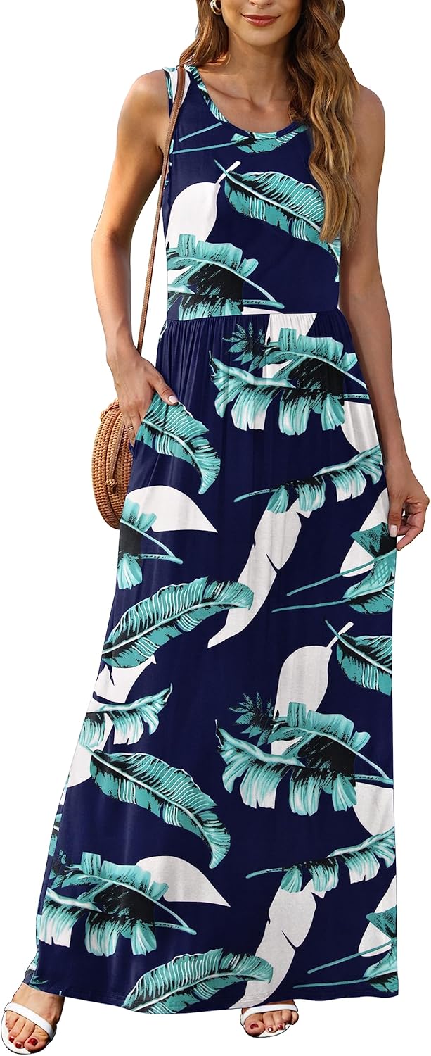 MOLERANI Women's Casual Long Maxi Dresses with Pockets for All
