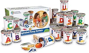 Learning Resources Alphabet Soup Sorters for Early Phonics Fun